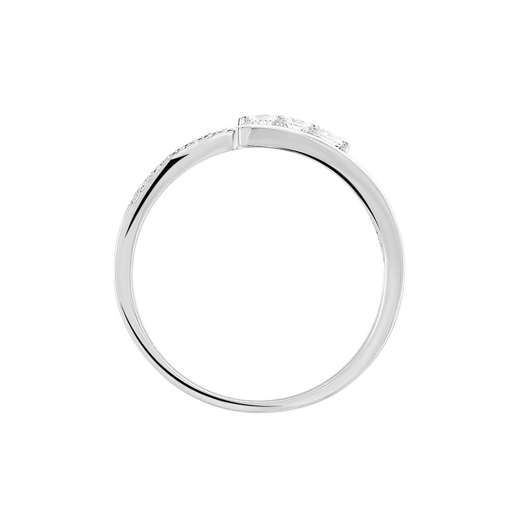 Bague Elorria Or Blanc Diamant - Bagues avec pierre Femme | Histoire d&rsquo;Or