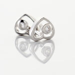 Boucles D'oreilles Puces Ashley Argent Blanc Oxyde De Zirconium - Boucles d'oreilles fantaisie Femme | Histoire d&rsquo;Or