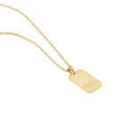 Collier Plaqu&eacute; Or Quintien - Colliers Zodiaque Homme | Histoire d&rsquo;Or