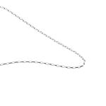 Collier Claudine Maille Forcat Argent Blanc - Bijoux sans pierre Homme | Histoire d&rsquo;Or