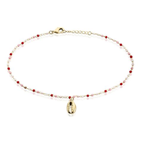 Chaine De Cheville Plaqué Or Jaune Lyndsea Perles De Miyuki - Chaînes de cheville Femme | Histoire d’Or