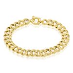 Bracelet Maille Jocky Or Jaune - Bracelets cha&icirc;ne Femme | Histoire d&rsquo;Or