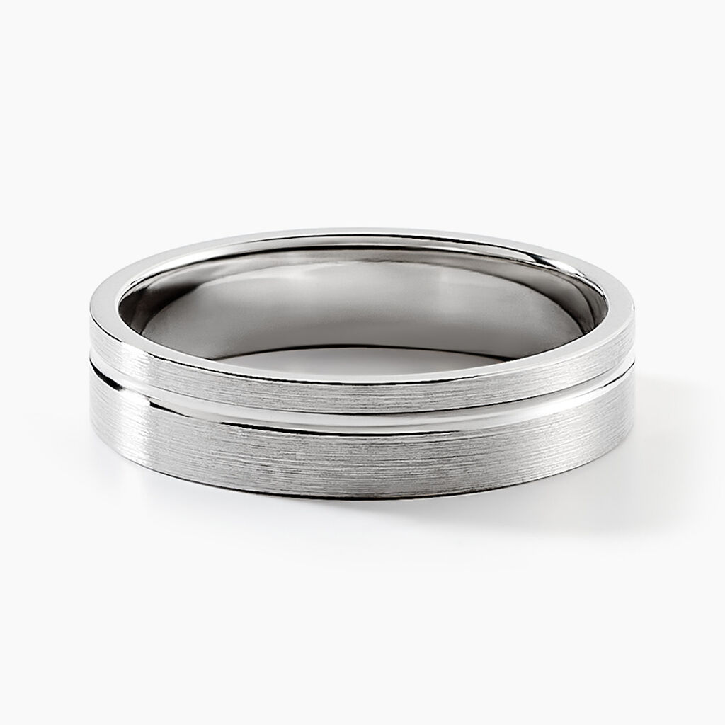 Alliance Berker Palladium Blanc - Alliances Unisex | Histoire d&rsquo;Or