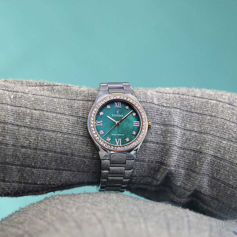 Montre Festina Solar Energy Vert - Montres Femme | Histoire d’Or