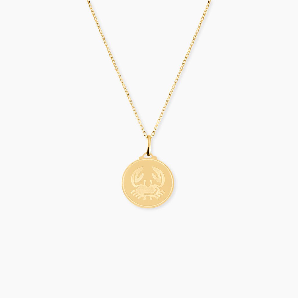 Pendentif Lamie Zodiaque Or Jaune - Pendentifs Zodiaque Unisex | Histoire d&rsquo;Or