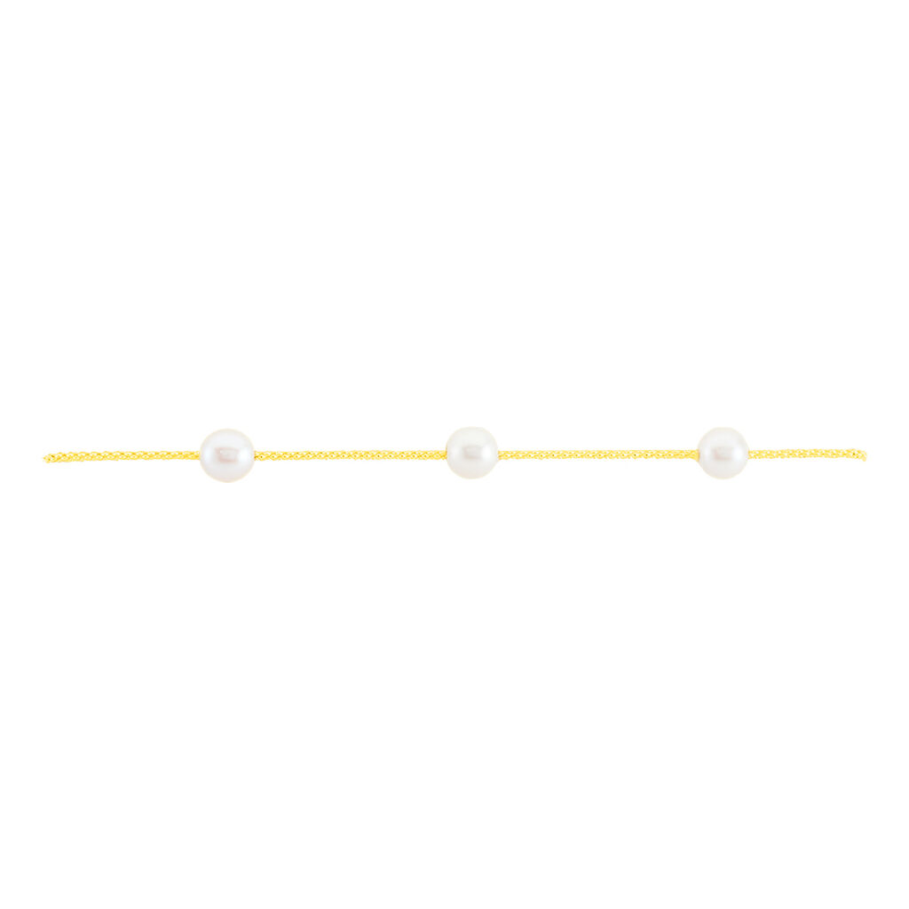 Bracelet Friea Or Jaune Perle De Culture - Bracelets Femme | Histoire d’Or