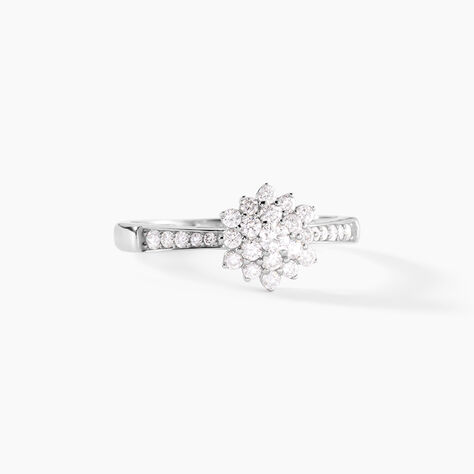Bague Chouchou Platine Blanc Diamant - Bagues solitaires Femme | Histoire d’Or