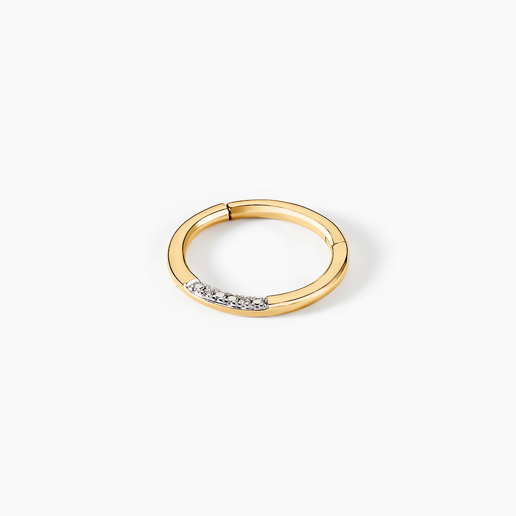 Piercing Eran Or Jaune Diamant - Piercings d'oreilles Femme | Histoire d&rsquo;Or