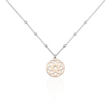 Collier Argent Bicolore Vicencio - Colliers fantaisie Femme | Histoire d&rsquo;Or