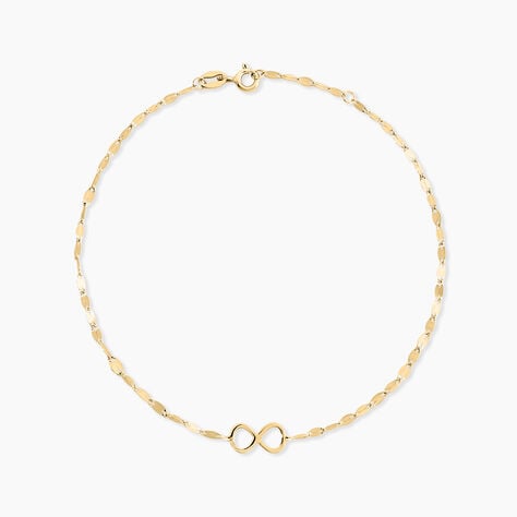 Cha&icirc;ne De Cheville Carlisa Argent Dor&eacute; A L'Or 750/1000 - Cha&icirc;nes de cheville Femme | Histoire d&rsquo;Or