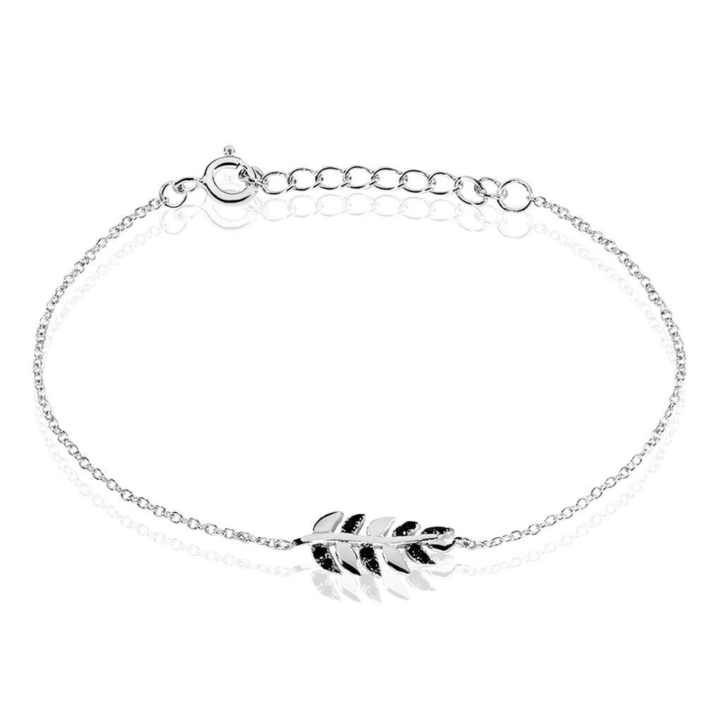 Bracelet Jade Argent Blanc Oxyde De Zirconium - Bracelets Femme | Histoire d’Or