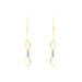 Boucles D'oreilles Pendantes Lucette Or Bicolore - Boucles d'oreilles pendantes Femme | Histoire d’Or