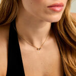 Collier Sunset Riviera Argent Dor&eacute; A L'Or 750/1000 Oxyde De Zirconium - Colliers Femme | Histoire d&rsquo;Or