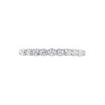 Alliance Eloisa Or Blanc Diamant Synthetique - Alliances Femme | Histoire d&rsquo;Or