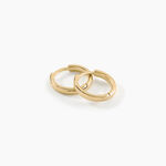 Cr&eacute;oles Plaqu&eacute; Or Eva - Boucles d'oreilles cr&eacute;oles Femme | Histoire d&rsquo;Or