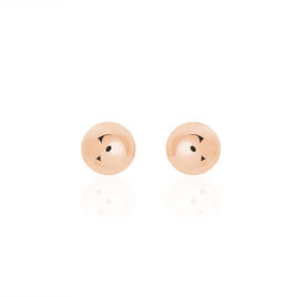 Boucles D'oreilles Puces Virgie Argent Rose - Boucles d'oreilles fantaisie Femme | Histoire d’Or