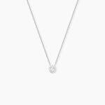 Collier Oliviane Argent Blanc Oxyde De Zirconium - Colliers fantaisie Femme | Histoire d&rsquo;Or