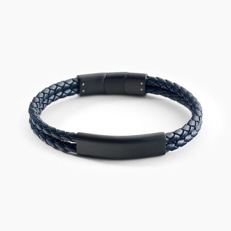 Bracelet Jourdan Come Cuir Bleu - Bracelets Homme | Histoire d&rsquo;Or