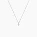 Collier Siem Argent Blanc Oxyde De Zirconium - Colliers fantaisie Femme | Histoire d’Or