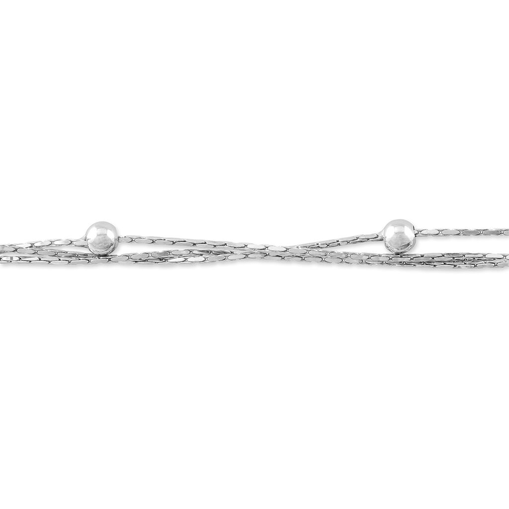 Bracelet Abbie Argent Blanc - Bracelets Femme | Histoire d’Or