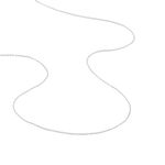 Cha&icirc;ne Ilan Maille For&ccedil;at Ronde Or Blanc - Chaines Femme | Histoire d&rsquo;Or