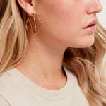 Cr&eacute;oles Seko&iuml;a Acier Jaune - Boucles d'oreilles cr&eacute;oles Femme | Histoire d&rsquo;Or