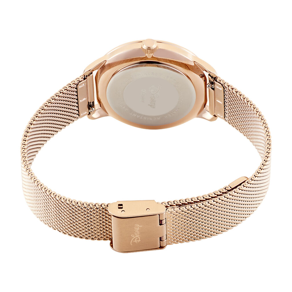 Montre Disney Doré Rose - Montres Femme | Histoire d’Or