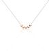 Collier Argent Bicolore Manya - Colliers fantaisie Femme | Histoire d’Or