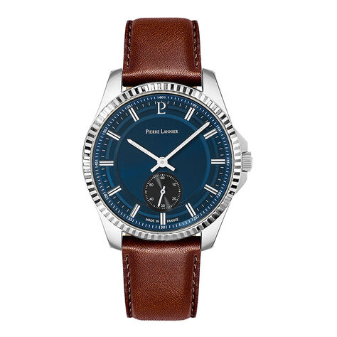 Montre Pierre Lannier Metropolitain Bleu - Montres Homme | Histoire d&rsquo;Or