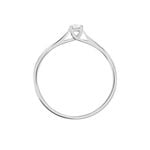 Bague Solitaire Victoria Or Blanc Diamant - Bagues solitaires Femme | Histoire d&rsquo;Or