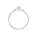Bague Solitaire Victoria Or Blanc Diamant - Bagues solitaires Femme | Histoire d’Or