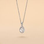 Collier M&eacute;lie Argent Blanc Oxyde De Zirconium - Colliers fantaisie Femme | Histoire d&rsquo;Or