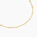 Collier Danaya Acier jaune - Colliers fantaisie Femme | Histoire d&rsquo;Or
