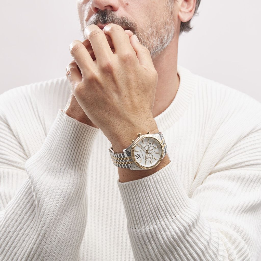 Montre Michael Kors Lexington Argenté - Montres Homme | Histoire d’Or