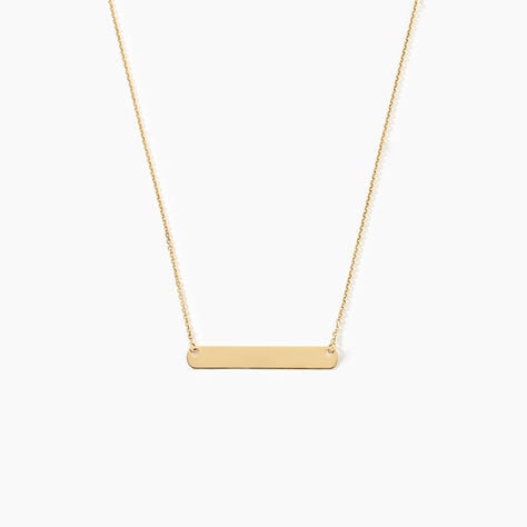 Collier Beavis Or Jaune - Cadeaux de naissance Femme | Histoire d’Or