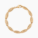 Bracelet Kathlyne Plaqu&eacute; Or Jaune - Bracelets cha&icirc;ne Femme | Histoire d&rsquo;Or