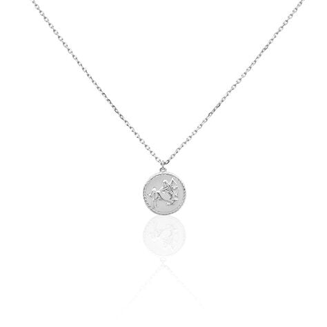 Collier Argent Blanc Lew - Colliers Zodiaque Homme | Histoire d’Or