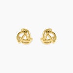 Boucles D'Oreilles Puces Gladwin Acier Jaune - Boucles d'oreilles fantaisie Femme | Histoire d&rsquo;Or