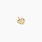 Pendentif Kallistrate Argent Dor&eacute; A L'Or 750/1000 Oxyde De Zirconium - Pendentifs Communion Femme | Histoire d&rsquo;Or