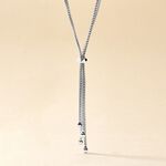 Collier Haziza Argent Blanc - Colliers Femme | Histoire d&rsquo;Or
