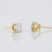 Boucles D'oreilles Puces Charlene Or Jaune Diamant Synthetique - Clous d'oreilles Femme | Histoire d’Or