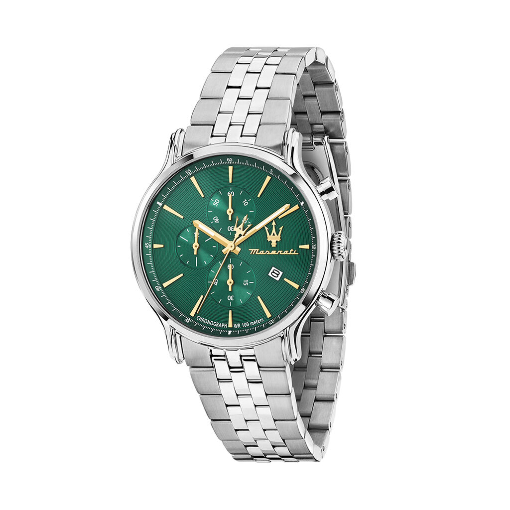 Montre Maserati Epoca Slim Vert - Montres chronographes Homme | Histoire d&rsquo;Or