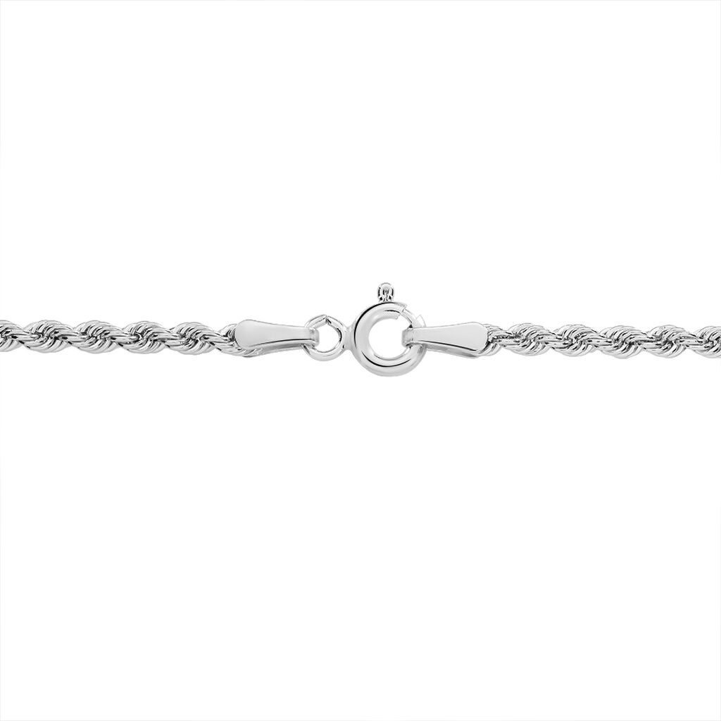 Collier Jerry Maille Corde Or Blanc - Chaines Femme | Histoire d’Or