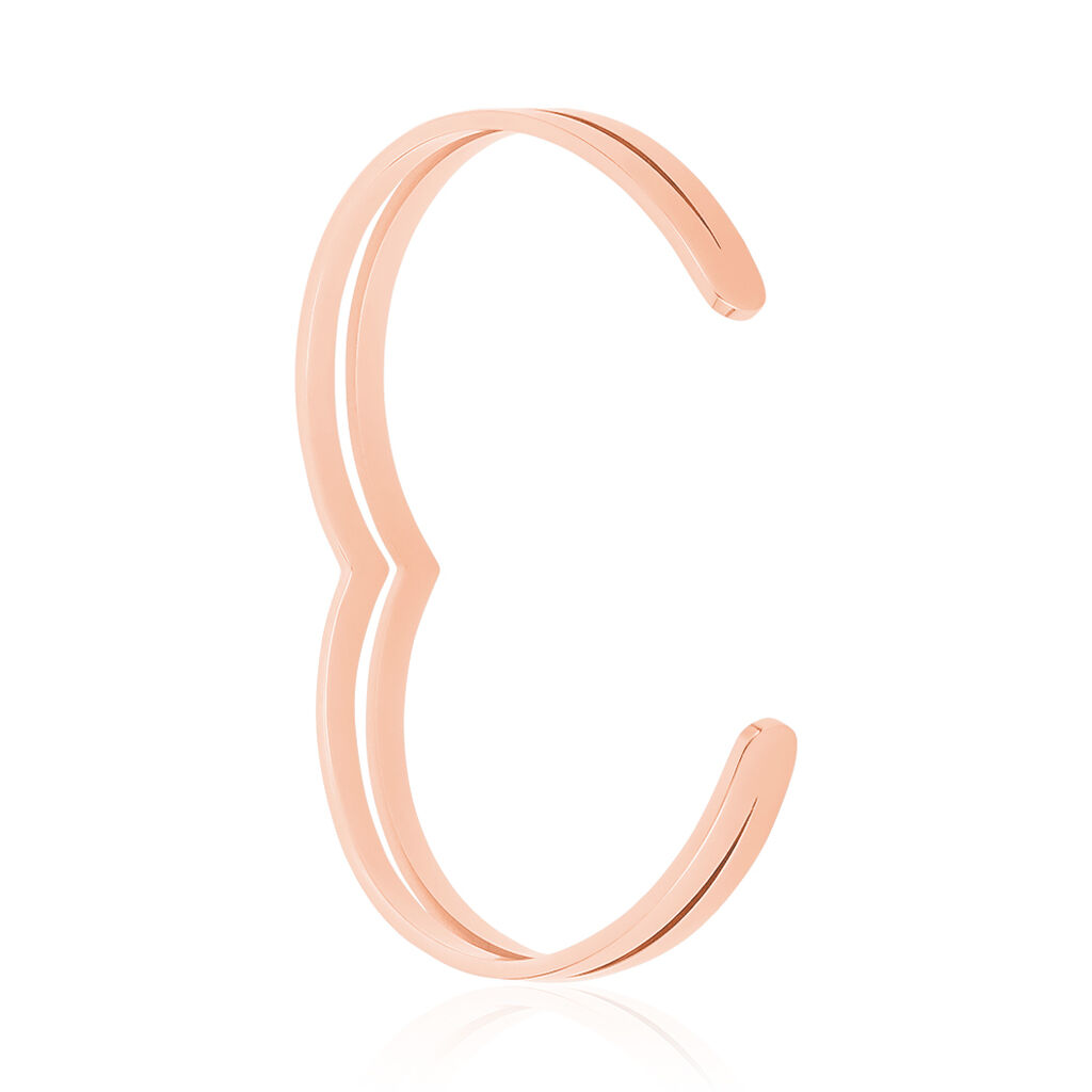 Bracelet Jonc Wilna Acier Rose - Bracelets fantaisie Femme | Histoire d’Or