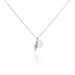 Collier Karrie Argent Blanc Oxyde De Zirconium - Colliers fantaisie Femme | Histoire d’Or