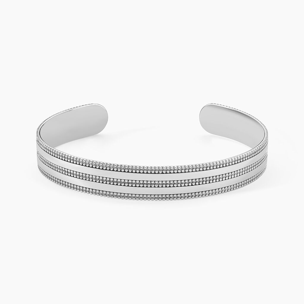 Bracelet Jonc Ayo Argent Blanc - Bracelets joncs Femme | Histoire d&rsquo;Or