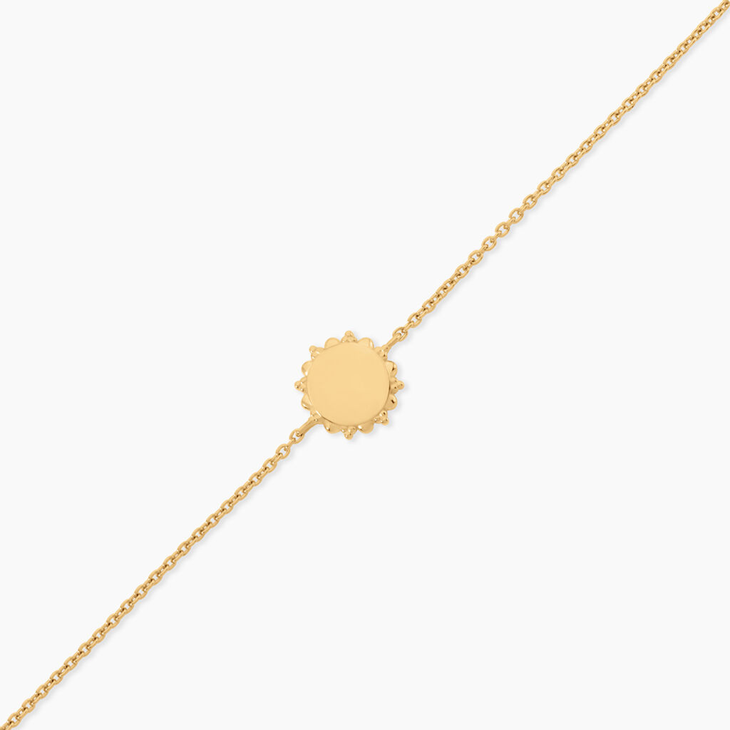 Bracelet Madline Argent Dor&eacute; A L'Or 750/1000 - Bijoux sans pierre Femme | Histoire d&rsquo;Or
