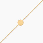 Bracelet Madline Argent Dor&eacute; A L'Or 750/1000 - Bijoux sans pierre Femme | Histoire d&rsquo;Or