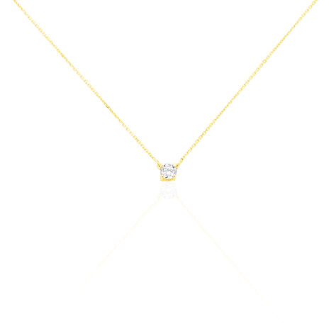 Collier Ponama Or Jaune Oxyde De Zirconium - Colliers Femme | Histoire d’Or
