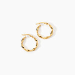 Cr&eacute;oles Falbala Or Jaune - Boucles d'oreilles cr&eacute;oles Femme | Histoire d&rsquo;Or
